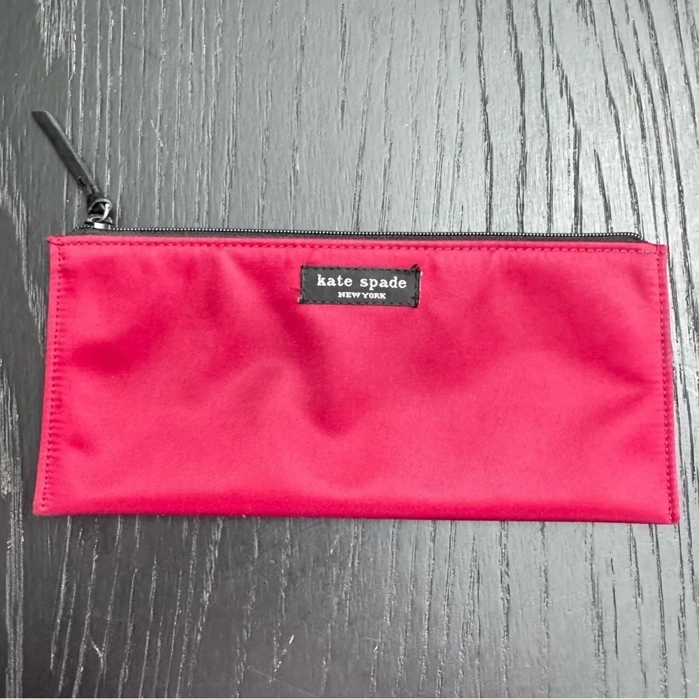 Vintage Kate Spade Red Zippered Pouch